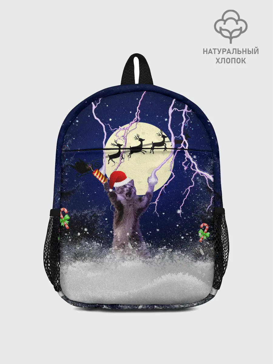 Рюкзак детский / Новогодний Кот