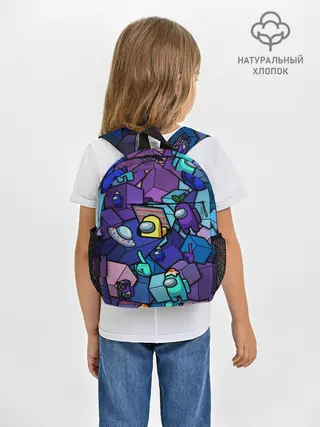 Рюкзак детский / Among Us кубики