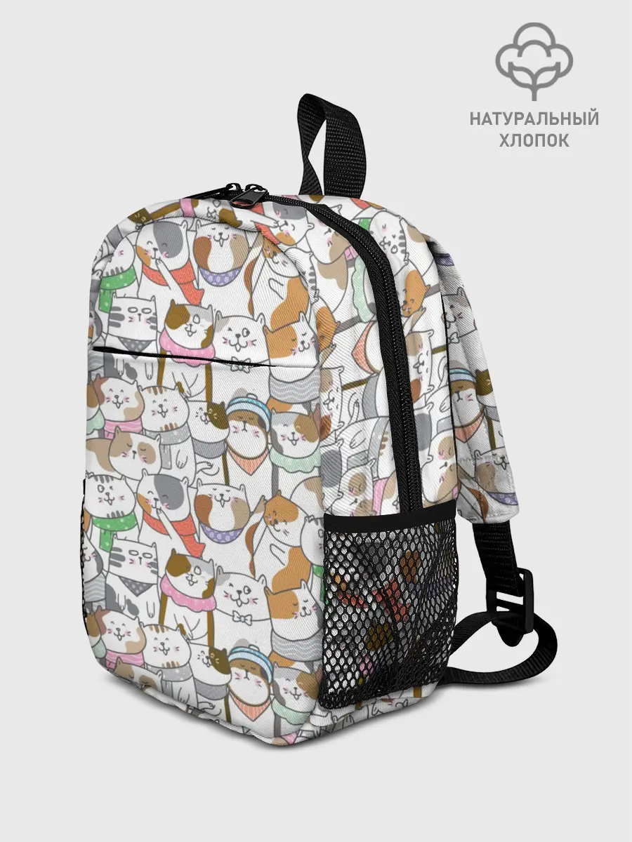 Рюкзак детский / Большая семья котиков