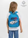Рюкзак детский / Initial D машина на голубом фоне