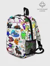Рюкзак детский / AMONG US STICKERBOMBING