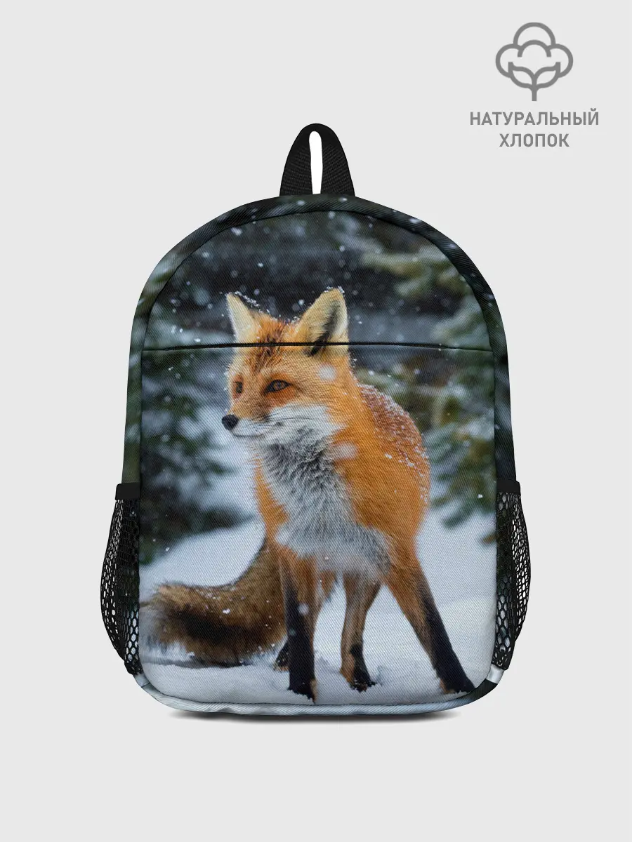 Рюкзак детский / Лиса в зимнем лесу