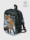 Рюкзак детский / Лиса в зимнем лесу