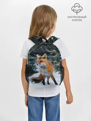 Рюкзак детский / Лиса в зимнем лесу