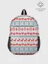 Рюкзак детский / Новогодний пиксельный узор