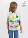 Рюкзак детский / Цветные ладошки - Детский узор