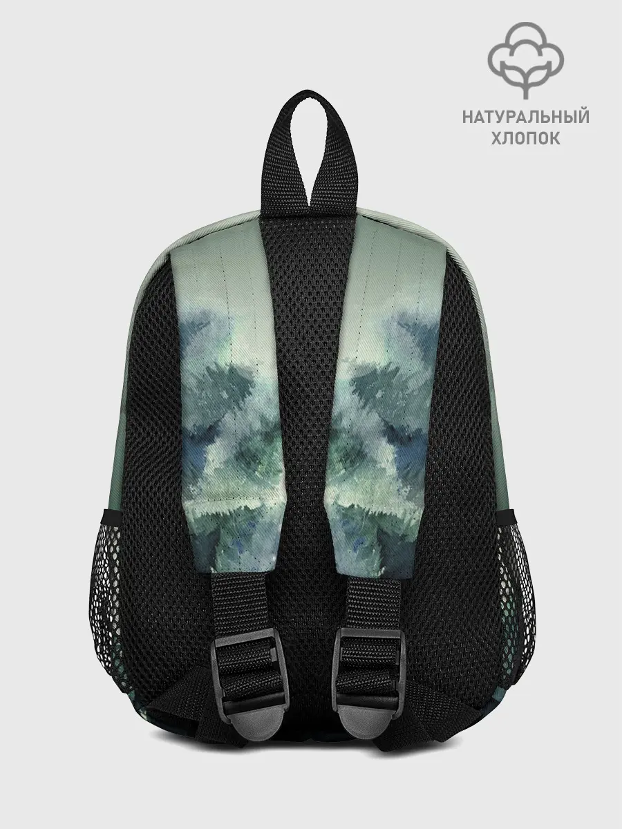 Рюкзак детский / акварельный лес градиент