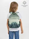 Рюкзак детский / акварельный лес градиент