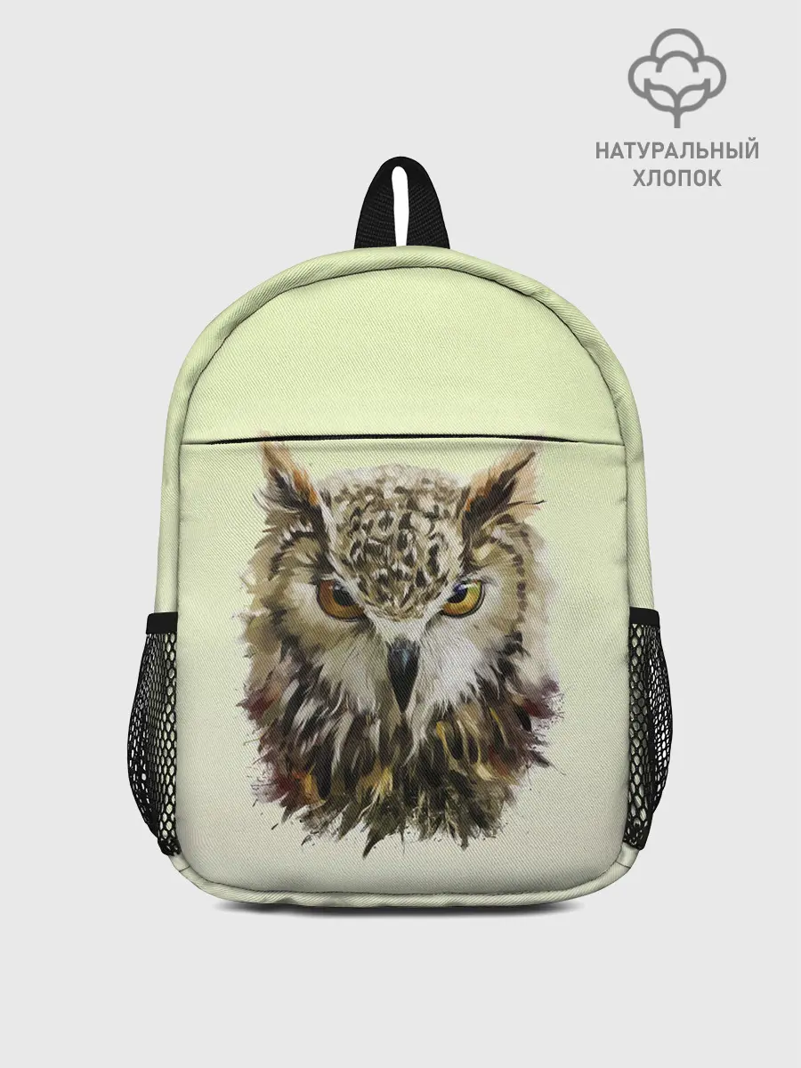 Рюкзак детский / арт сова яркая