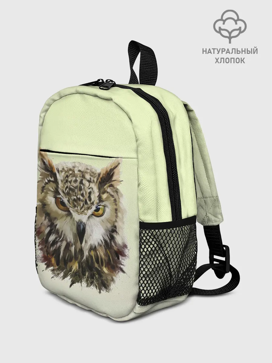Рюкзак детский / арт сова яркая