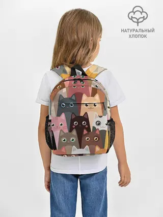 Рюкзак детский / Котики мультяшные