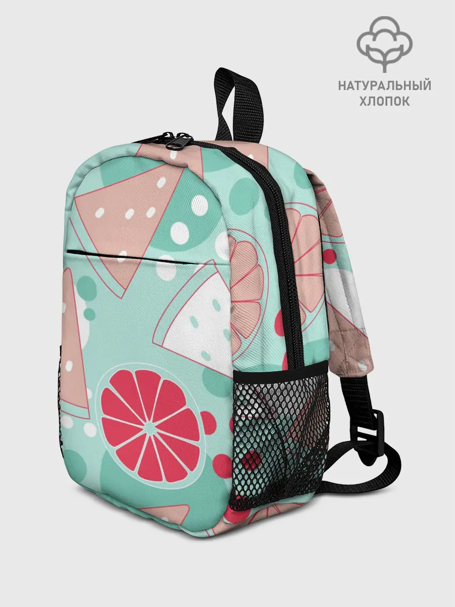 Рюкзак детский / Арбузно-цитрусовый узор
