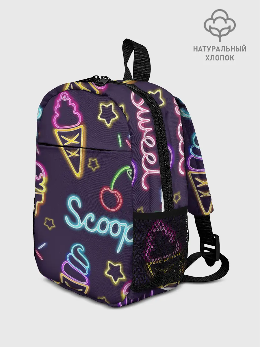 Рюкзак детский / Мороженное неон