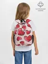 Рюкзак детский / Узор Сердечки для влюбленных