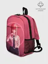 Рюкзак детский / Макима на красном фоне