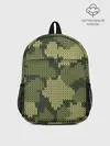 Рюкзак детский / вязаный принт милитари