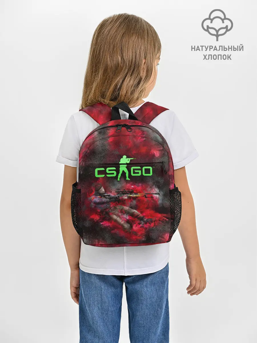 Рюкзак детский / CS GO Red heat