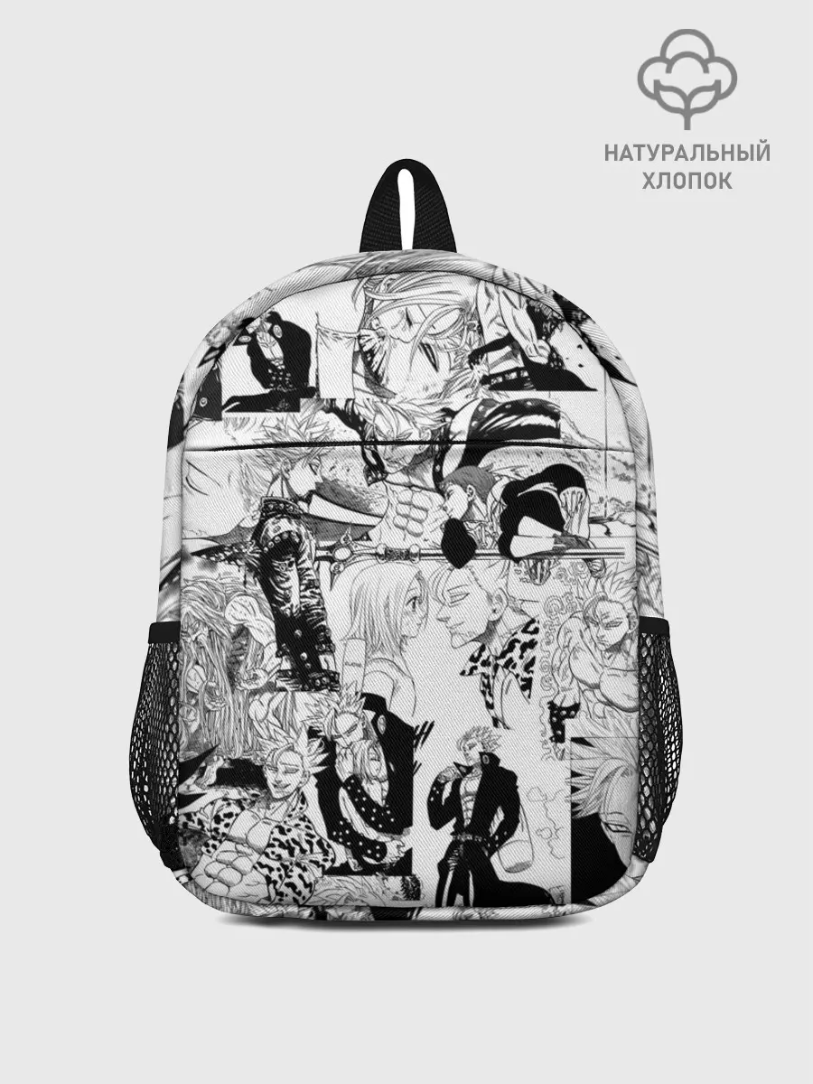 Рюкзак детский / 7 СМЕРТНЫХ ГРЕХОВ. Манга-паттерн