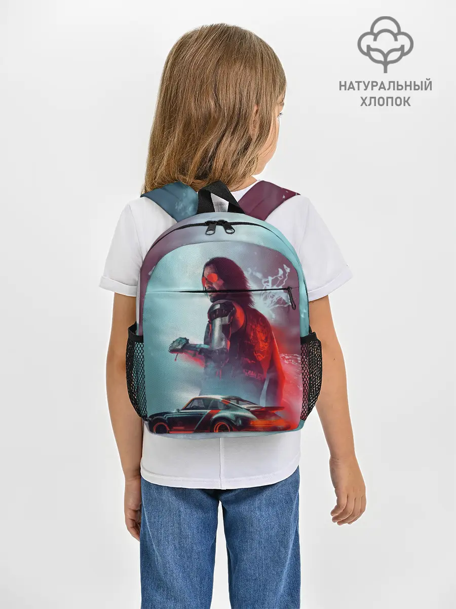 Рюкзак детский / Cyberpunk 2077 | Джонни и Порш