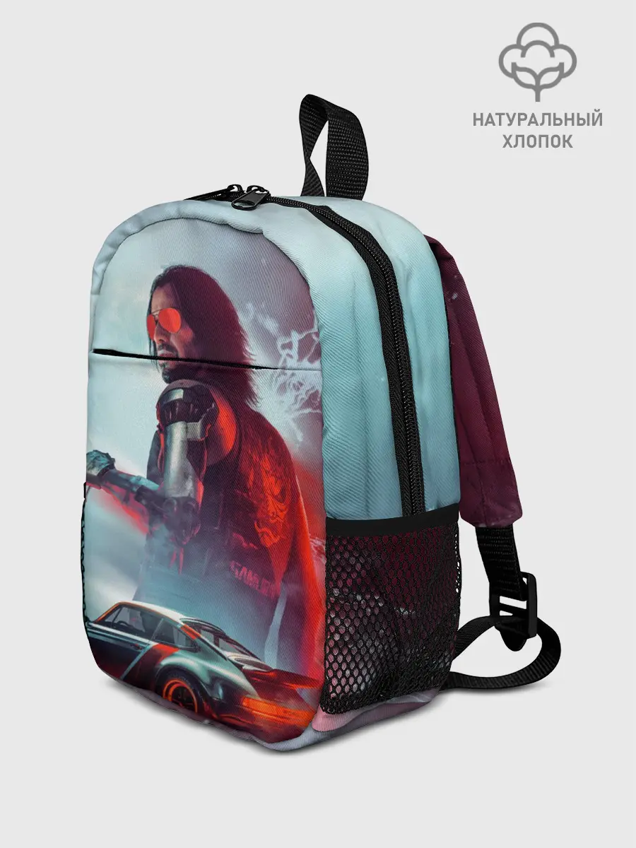 Рюкзак детский / Cyberpunk 2077 | Джонни и Порш