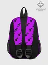 Рюкзак детский / Джоджо фиолетовый паттерн