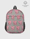 Рюкзак детский / РОЗОВЫЕ СЛОНИКИ ПАТТЕРН