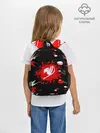 Рюкзак детский / Хвост Феи красно-черная геометрия