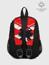 Рюкзак детский / Хвост Феи красно-черная геометрия