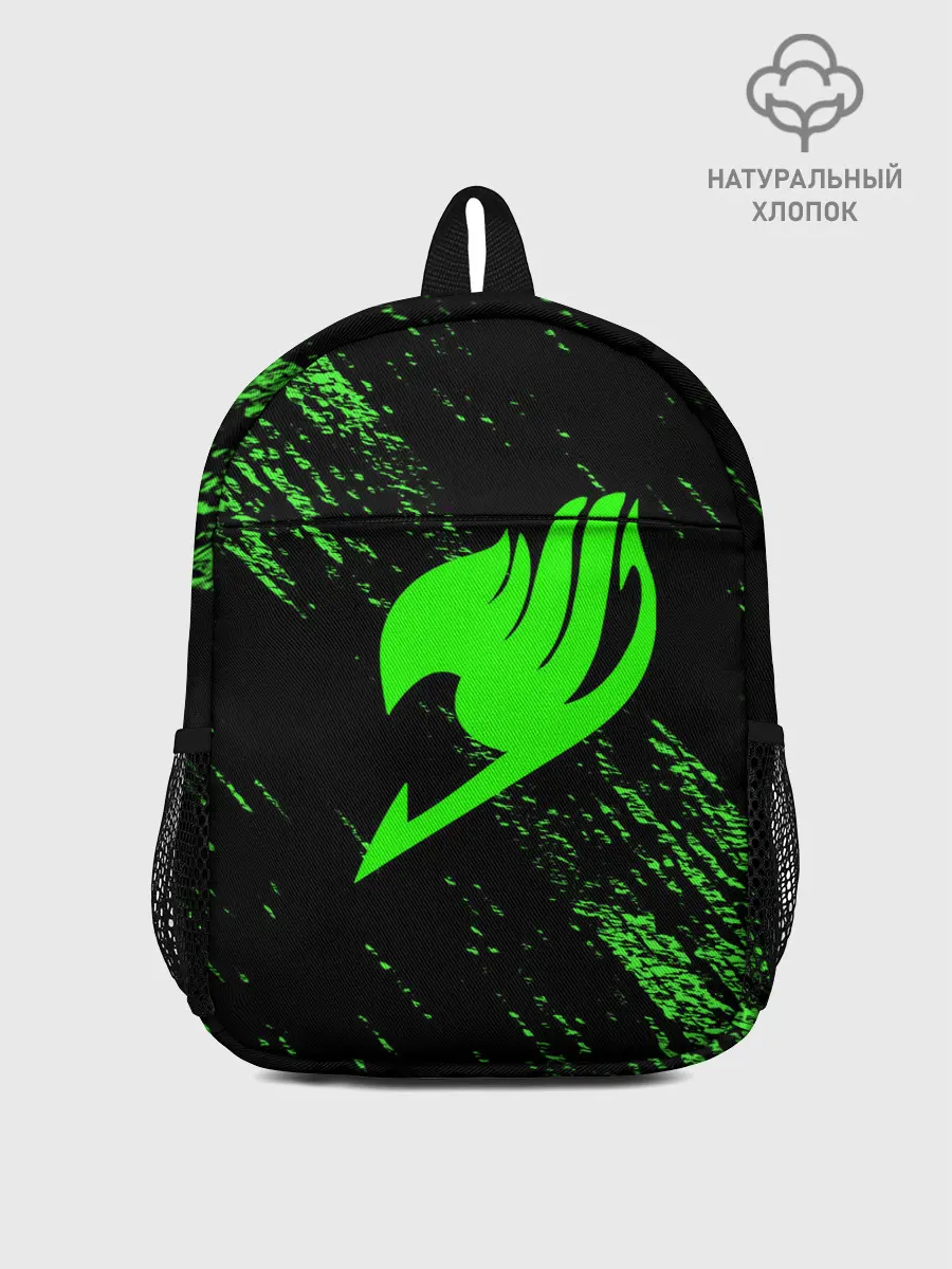 Рюкзак детский / Хвост Феи зеленая диагональ