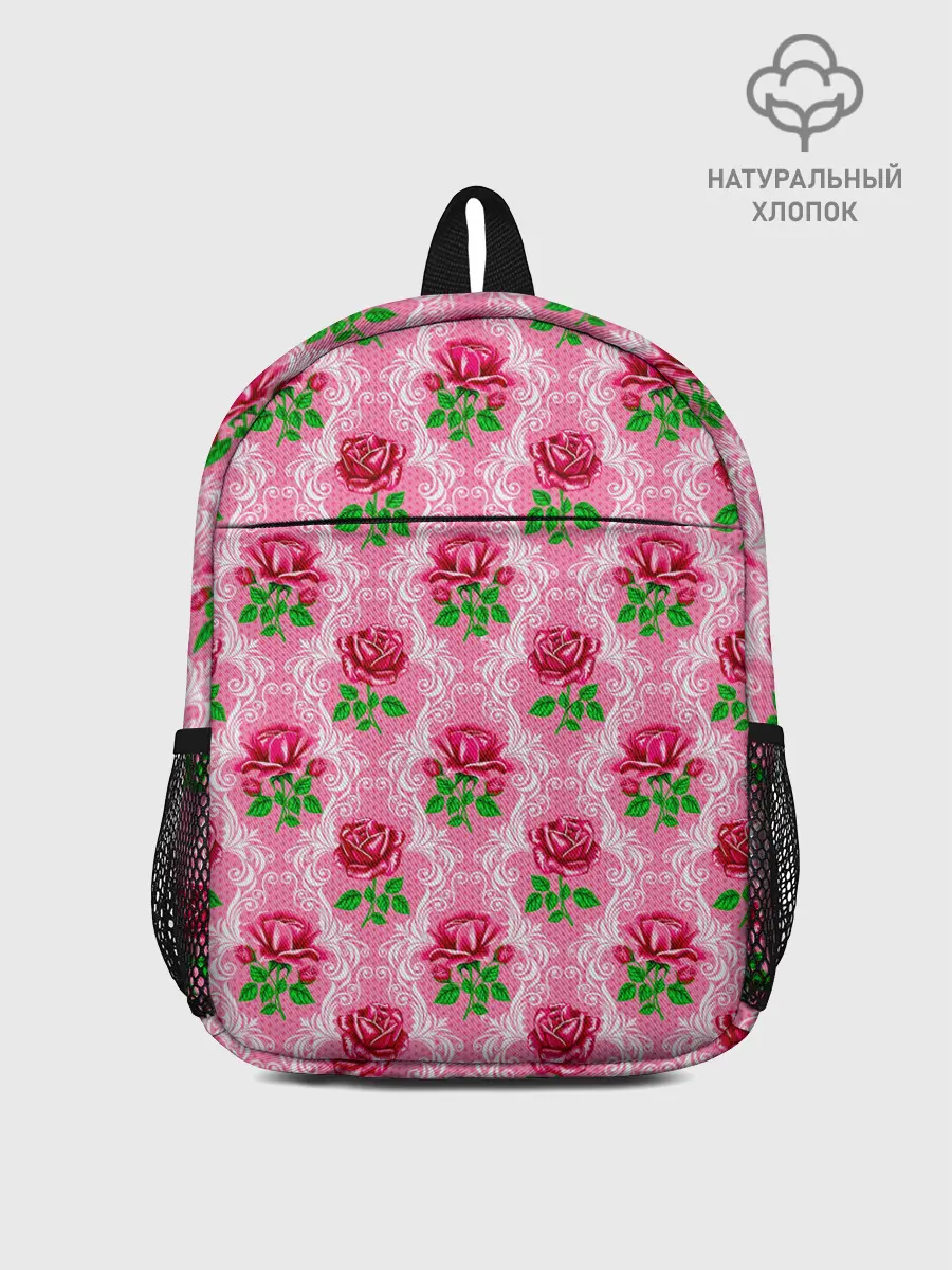 Рюкзак детский / Декор из нежных роз
