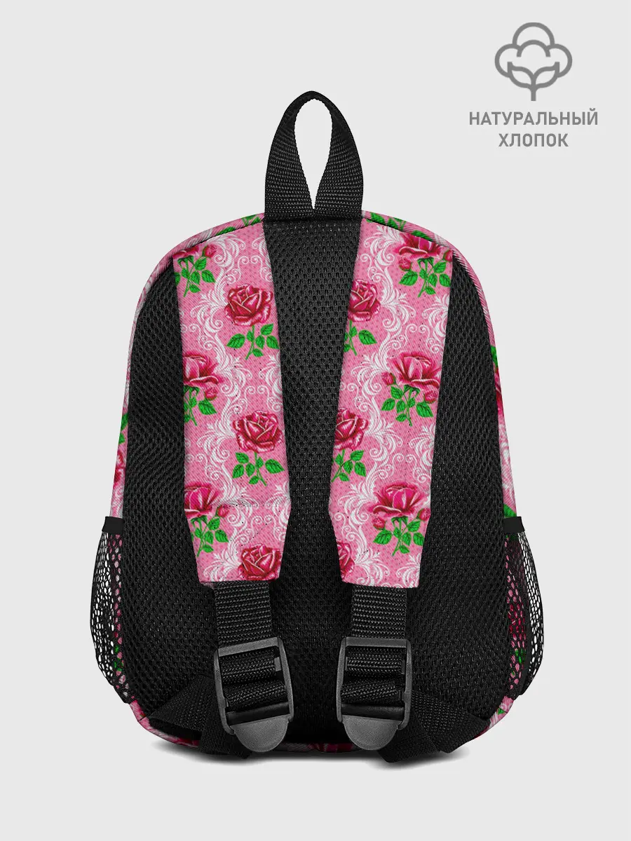 Рюкзак детский / Декор из нежных роз
