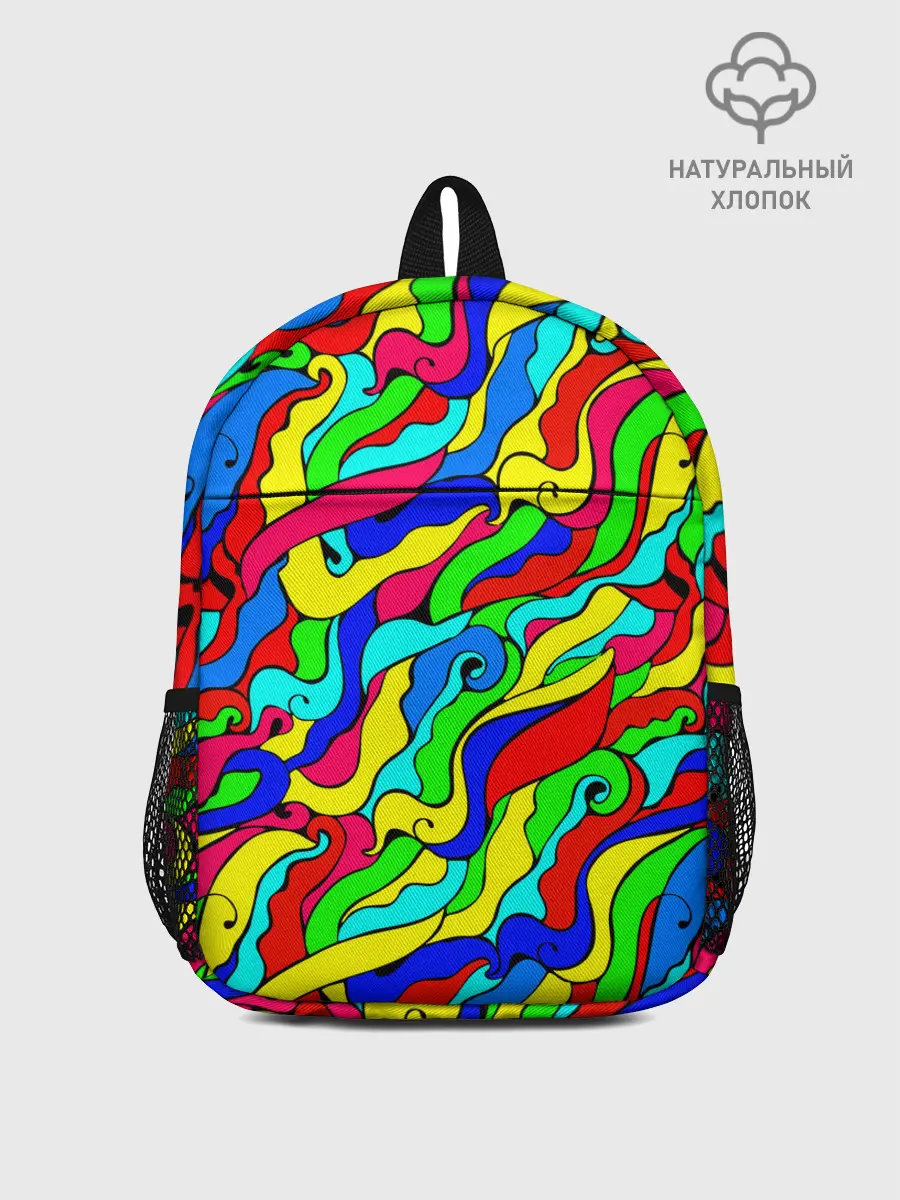 Рюкзак детский / Красочные узоры/абстракционизм