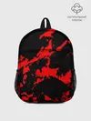 Рюкзак детский / Красный на черном