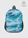 Рюкзак детский / Вода волны пена море
