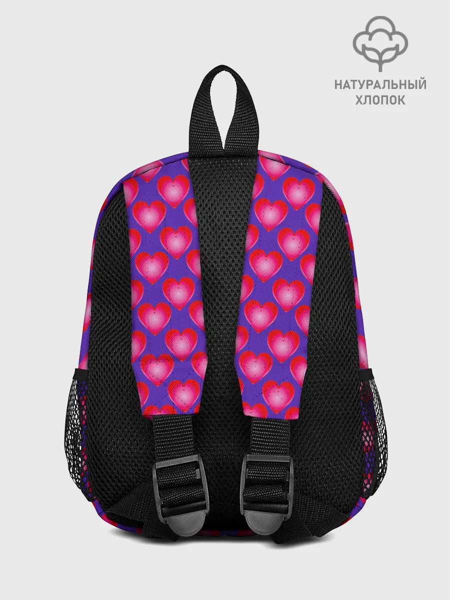 Рюкзак детский / Неоновые сердца