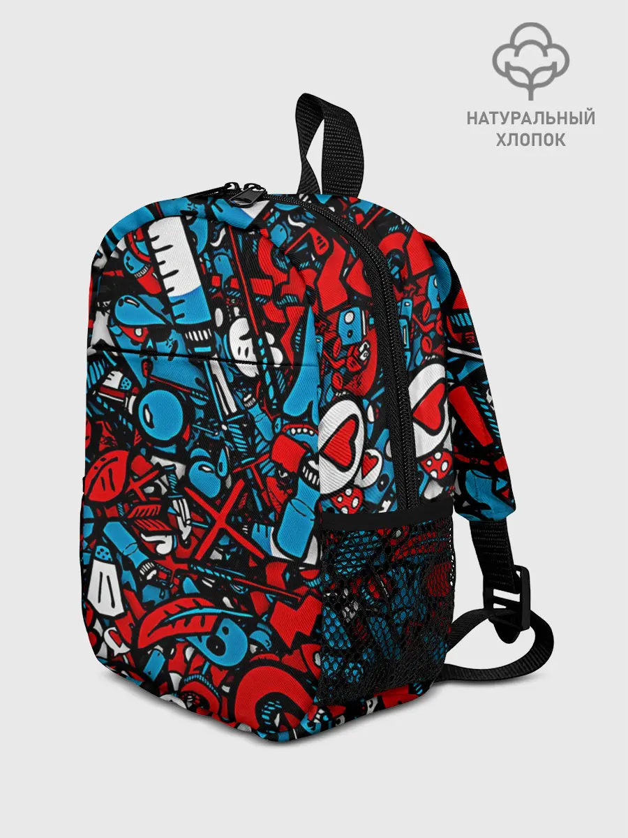 Рюкзак детский / Красно синие безумие