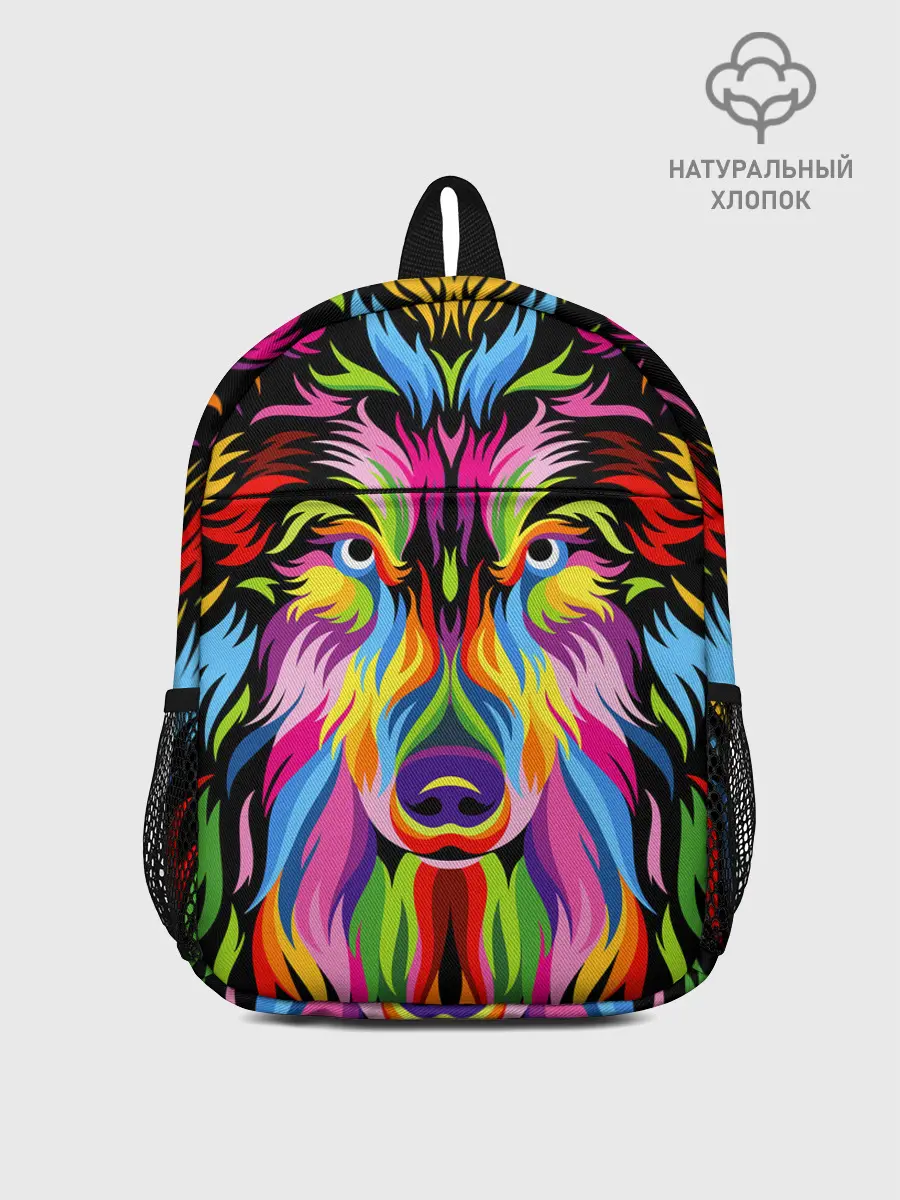 Рюкзак детский / Neon wolf