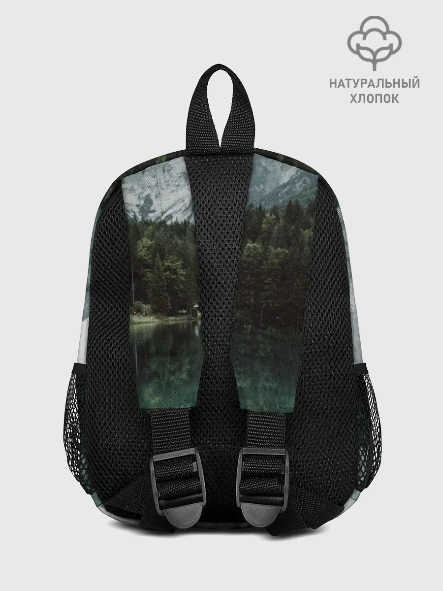 Рюкзак детский / отражение горы в озере