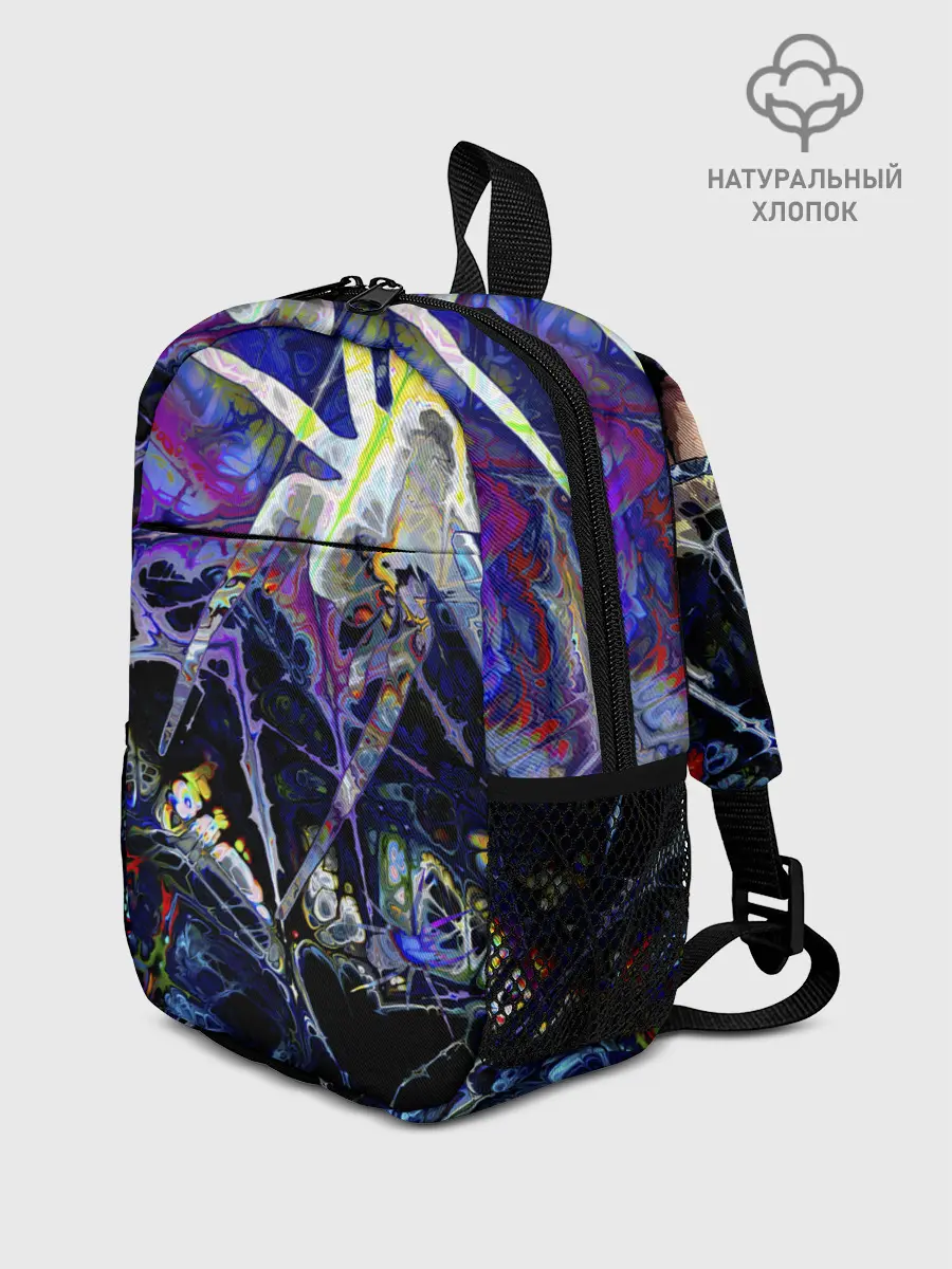 Рюкзак детский / Gasoline stains abstraction