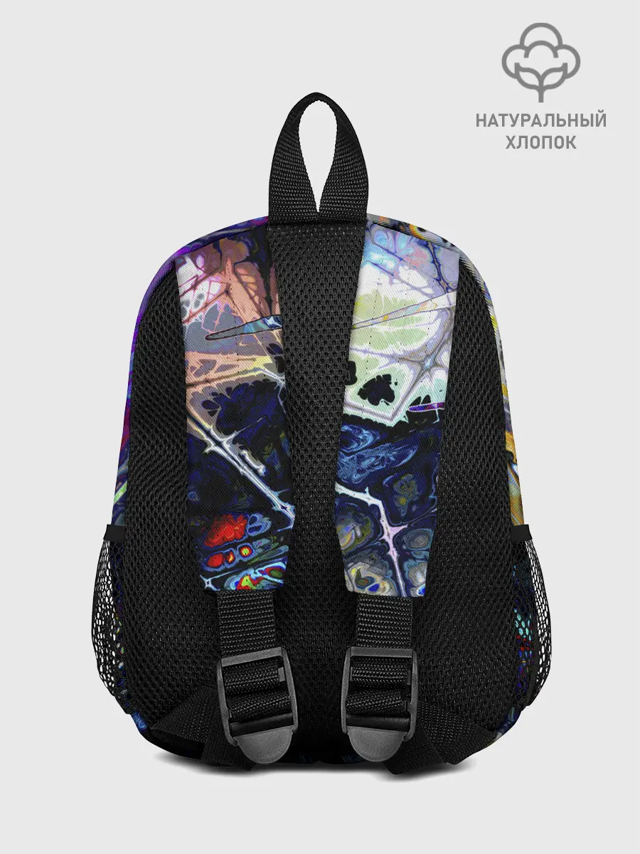 Рюкзак детский / Gasoline stains abstraction