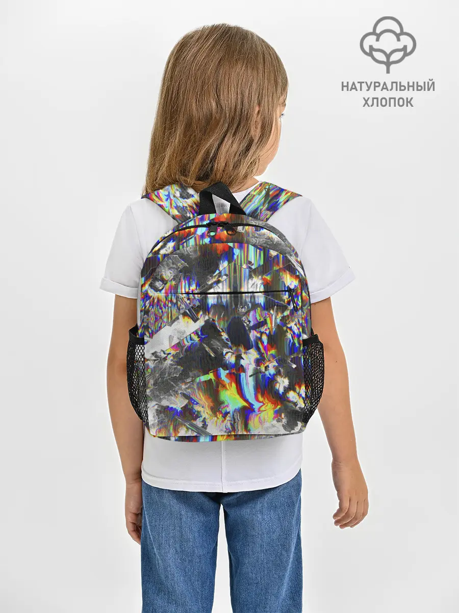 Рюкзак детский / Gasoline stains abstraction