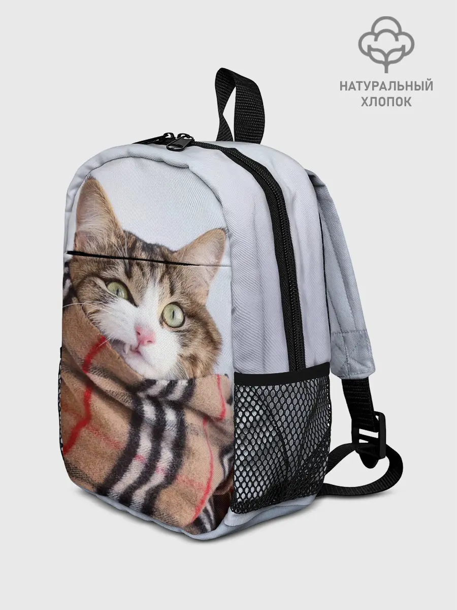 Рюкзак детский / Кот в шарфе
