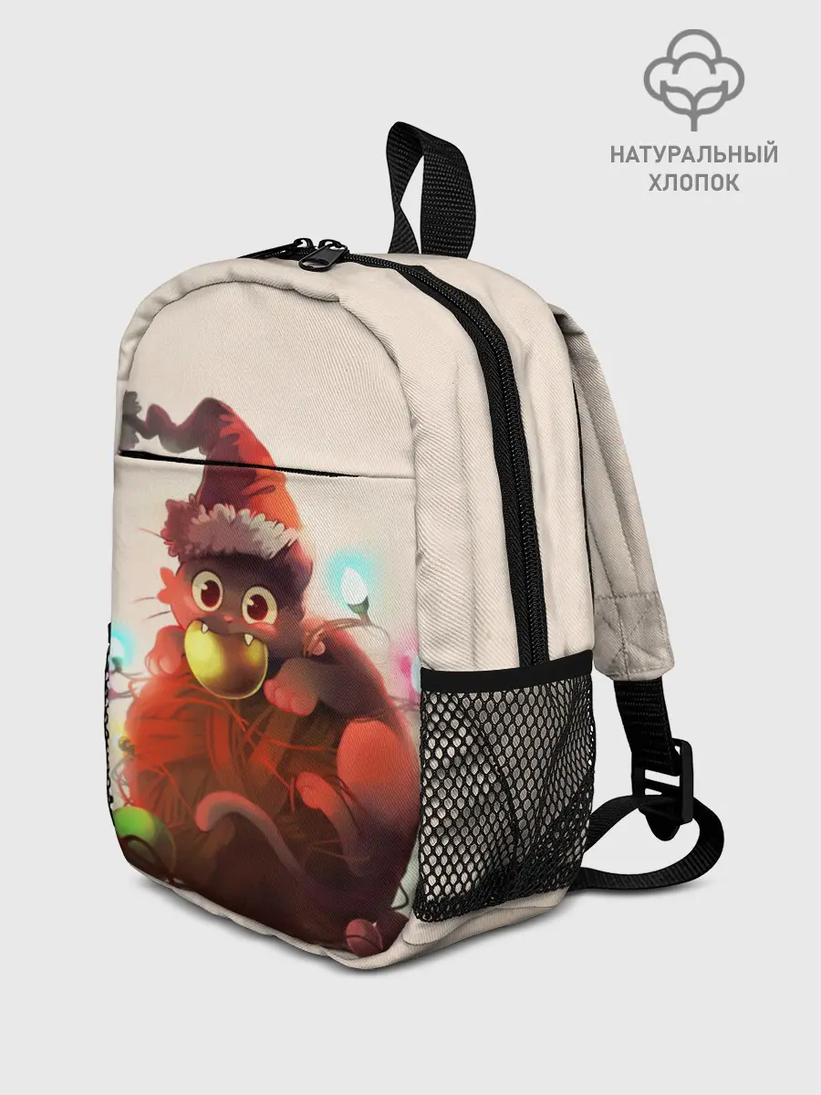 Рюкзак детский / Новогодний кот