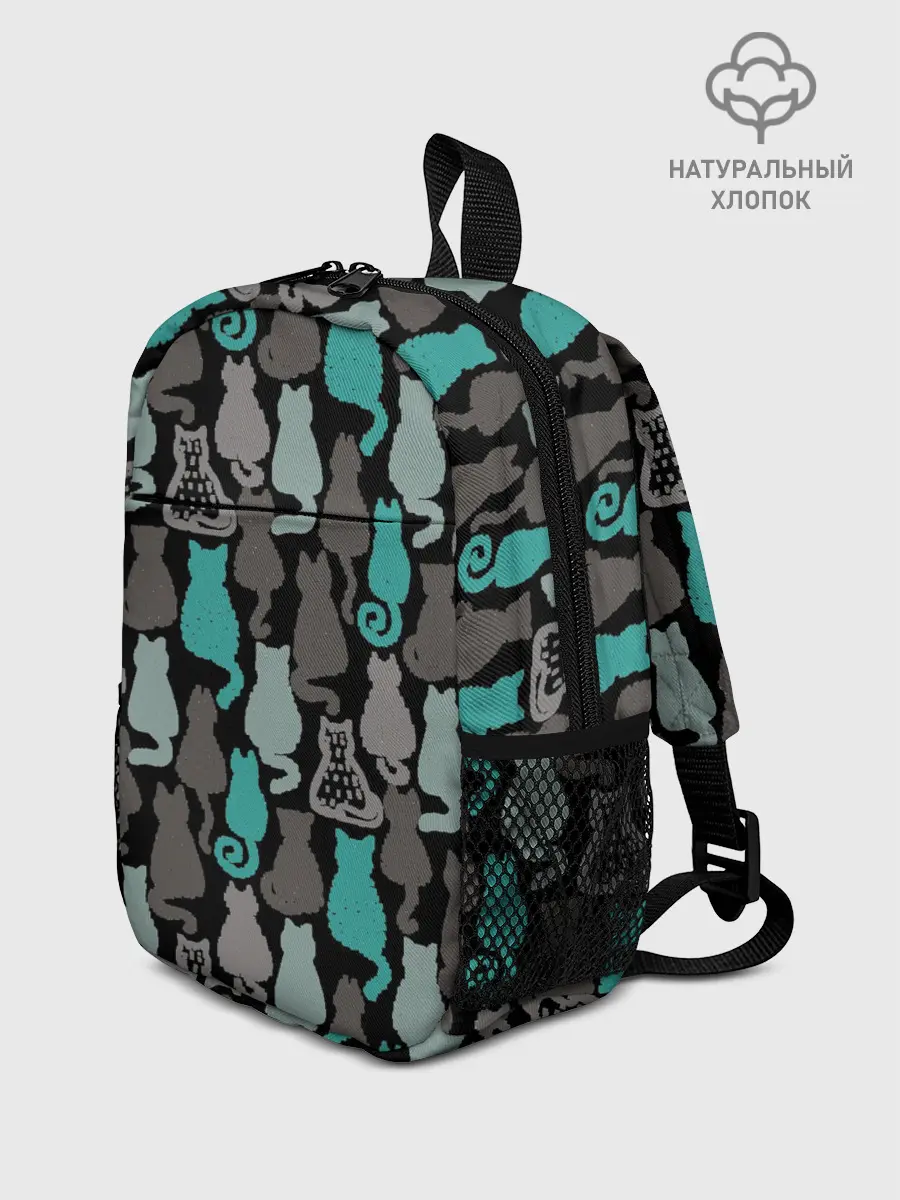 Рюкзак детский / Коты паттерн