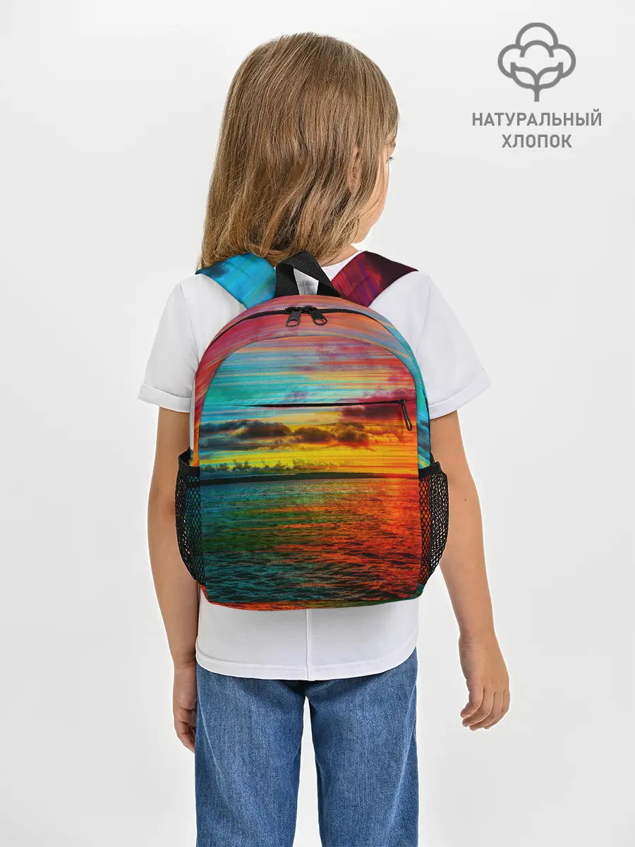 Рюкзак детский / Glitch Sunset