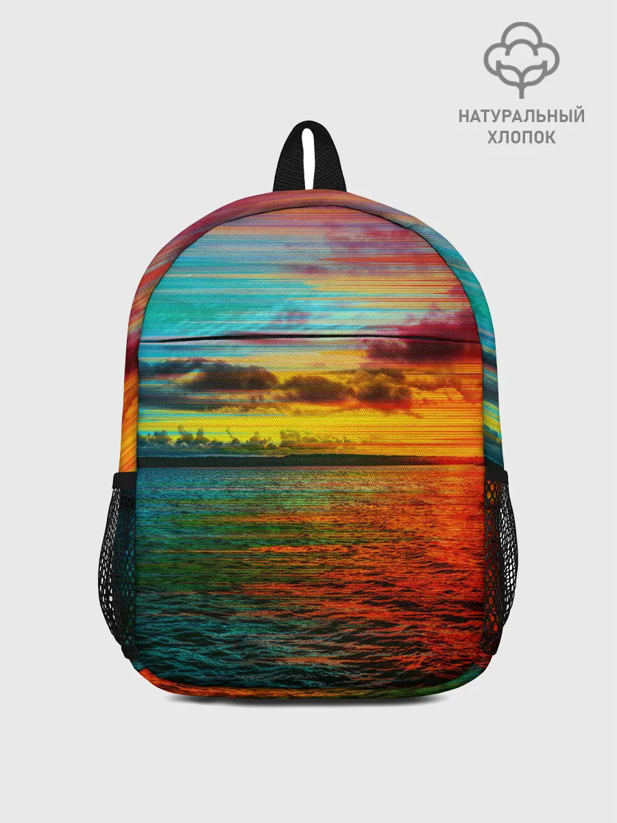 Рюкзак детский / Glitch Sunset