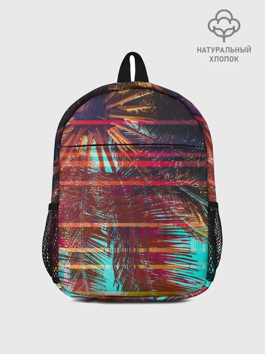 Рюкзак детский / Palm glitch art
