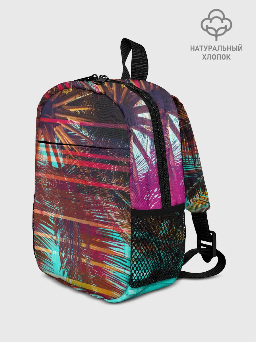 Рюкзак детский / Palm glitch art