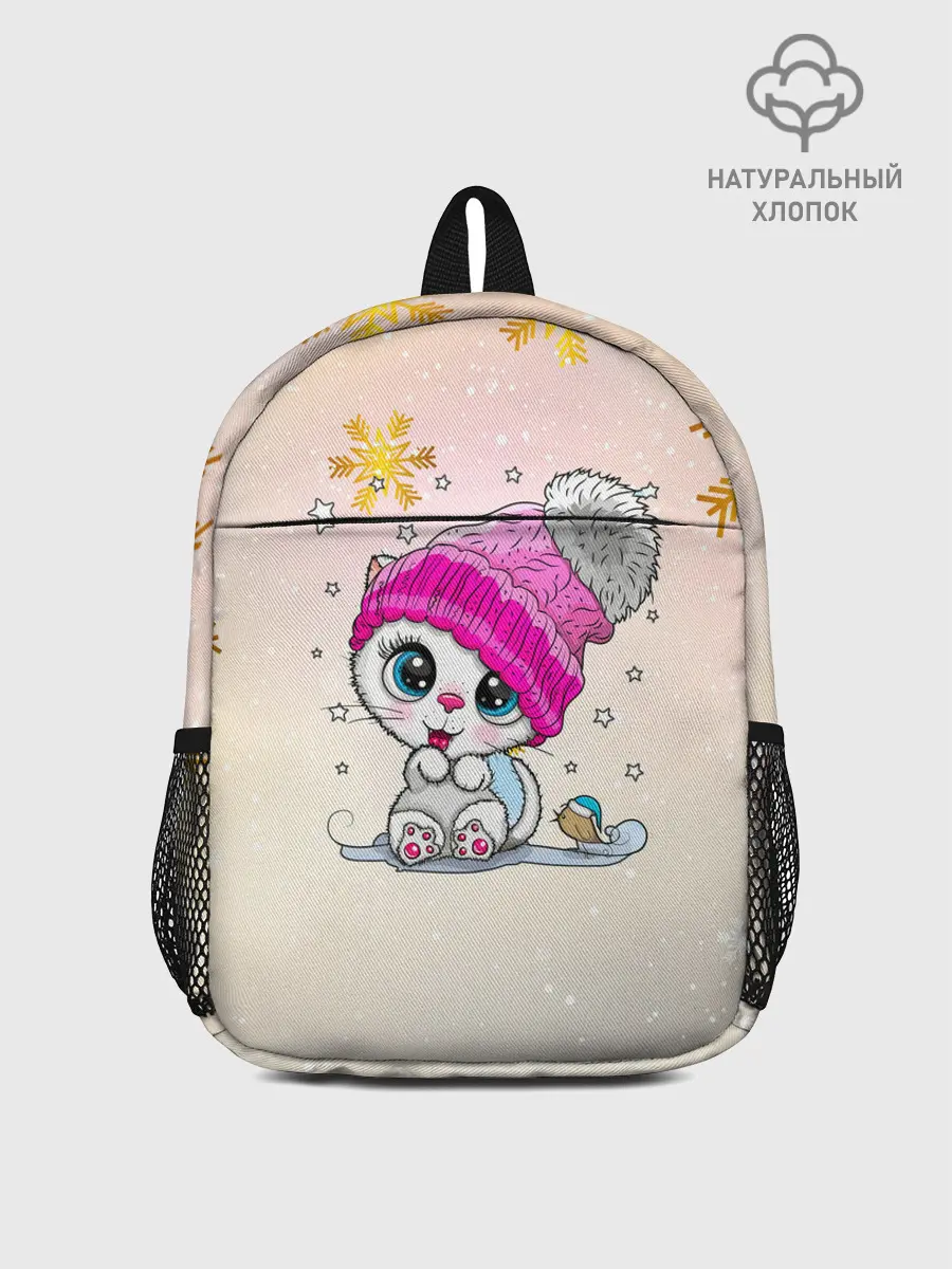 Рюкзак детский / Новогодний кот