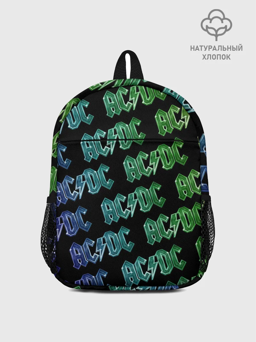 Рюкзак детский / AC DC. Паттерн Градиент